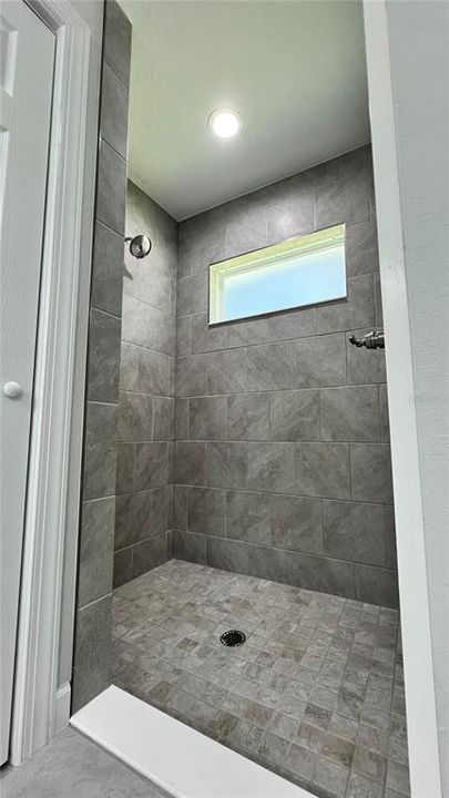 Walk-in Shower in the Primary
