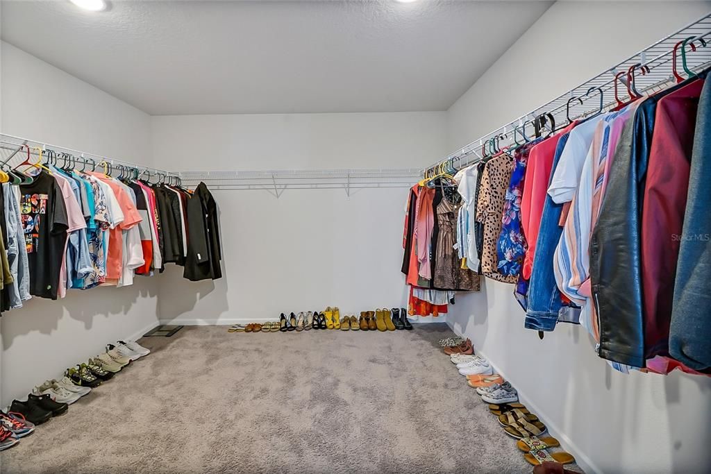 This Master Bedroom closet is a dream! It is 11X13!!