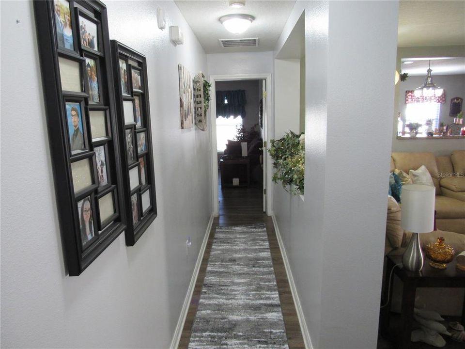 Hallway looking toward Primary Bedroom