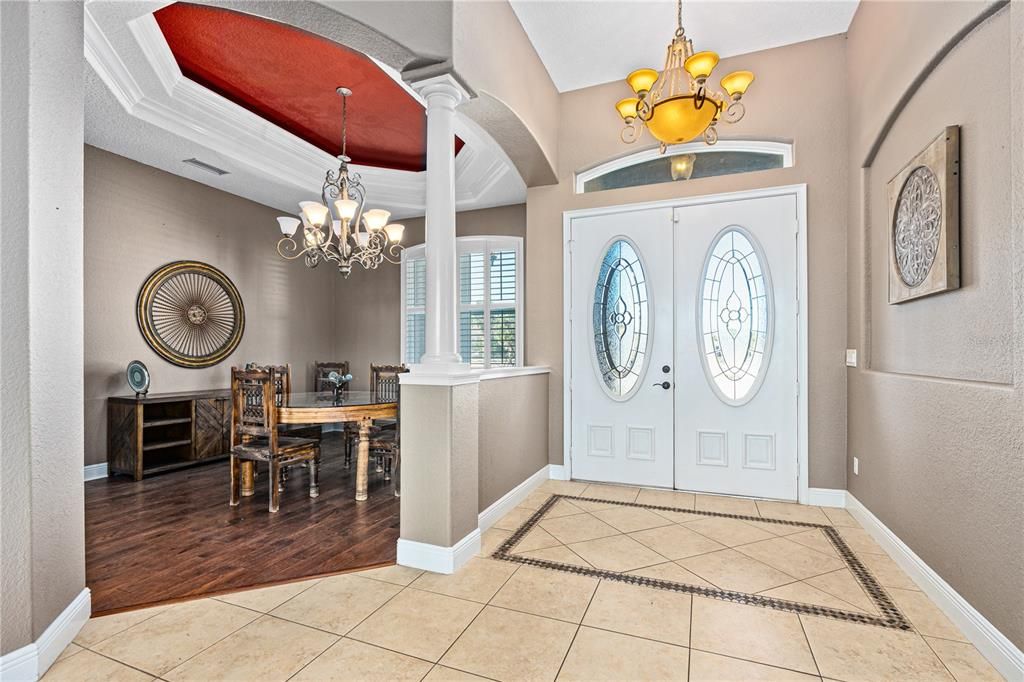 Dining Room to the right of foyer