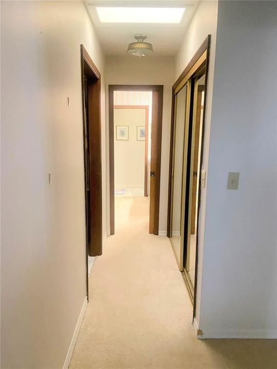 Hallway to Bathrooms, Laundry & 2nd Bedroom