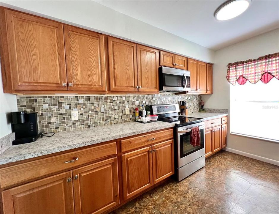 updated galley style kitchen