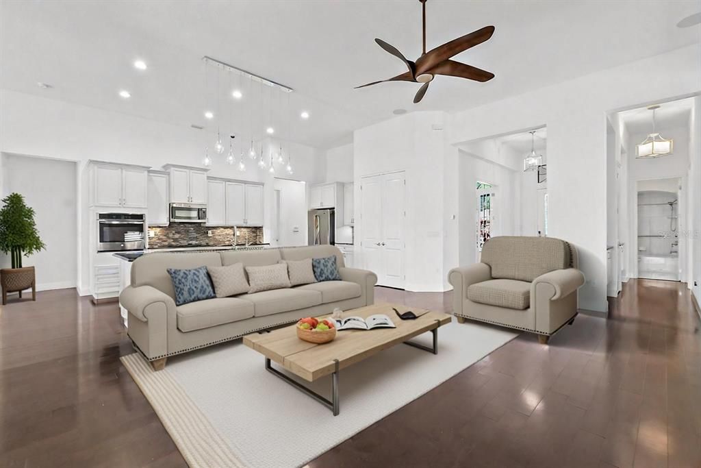 Open Floor Plan    (Staged Photo)