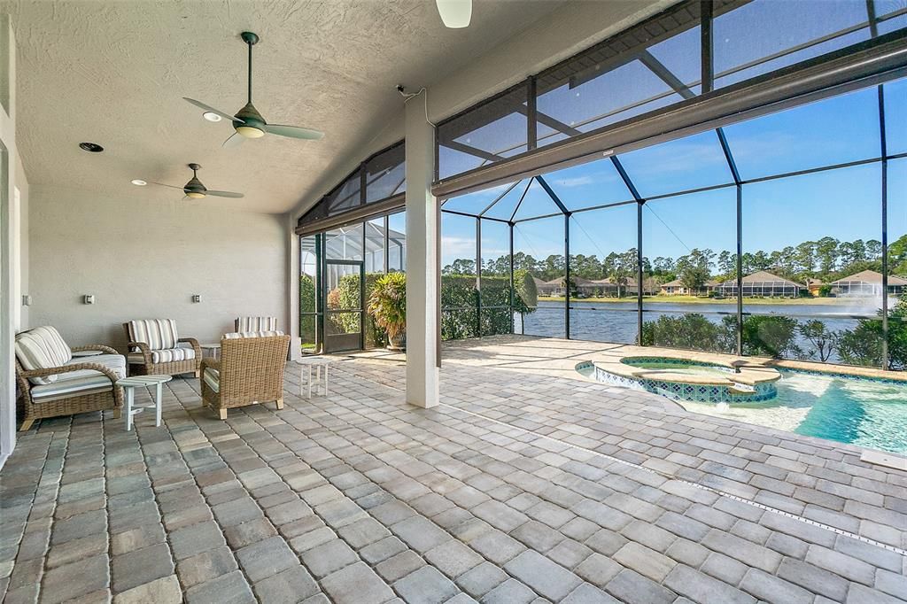 Pavers Covered Lanai