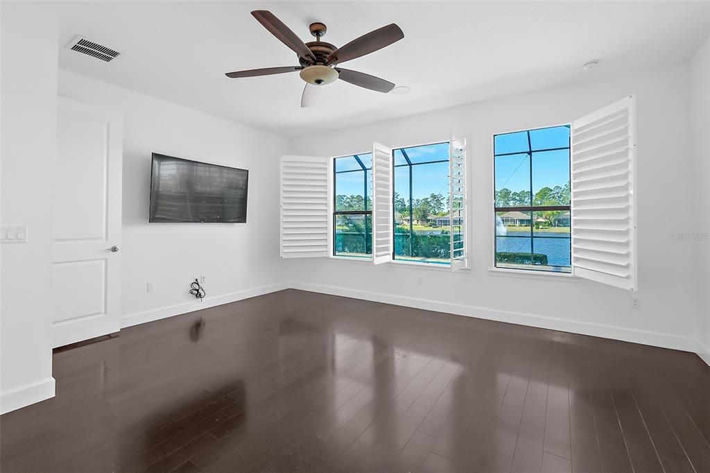 Master Bedroom w/Plantation Shutters