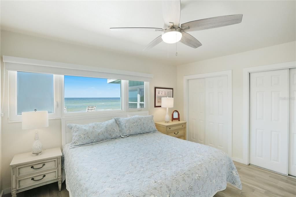 Primary suite with bay views.