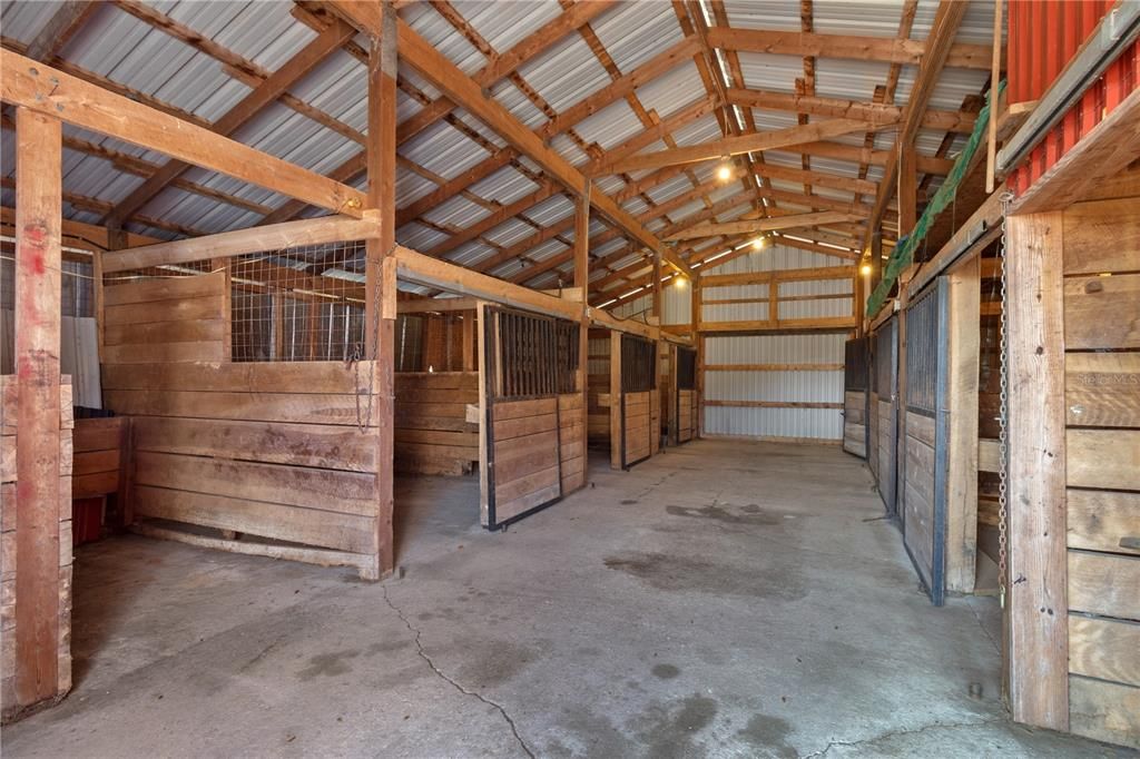 Barn Interior View 1