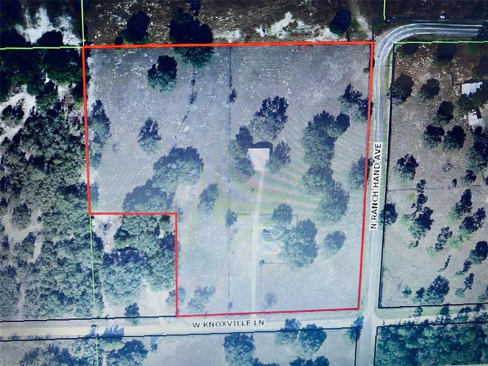 Property Outline Overhead 8.33 acres