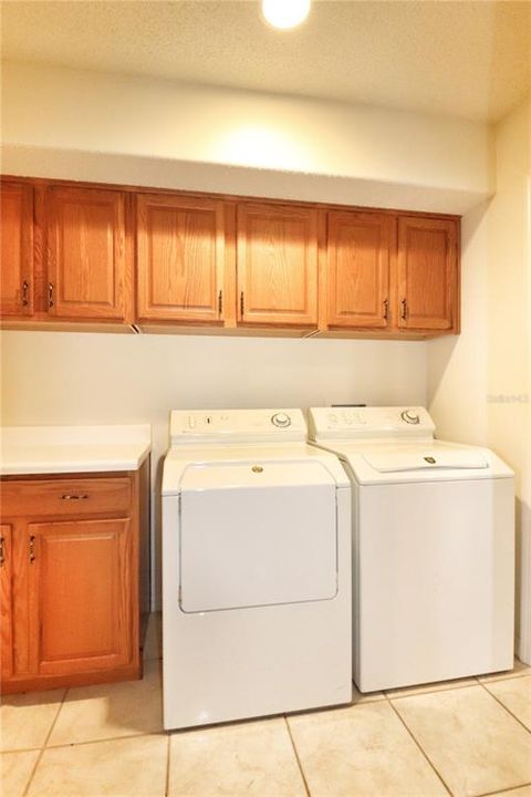 inside laundry room