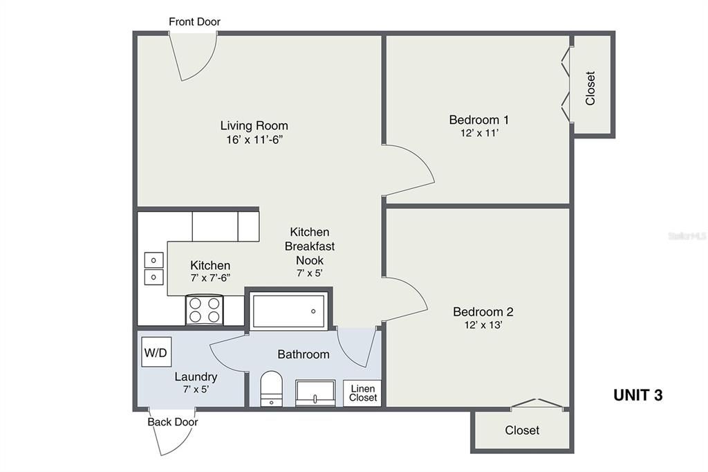 Unit 3 floor plan