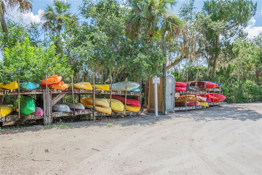 kayak storage