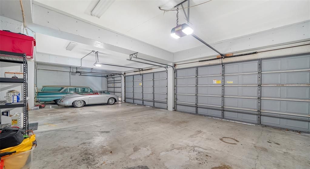 Five-Plus car garage.