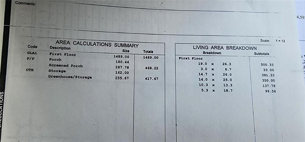 Sq footage