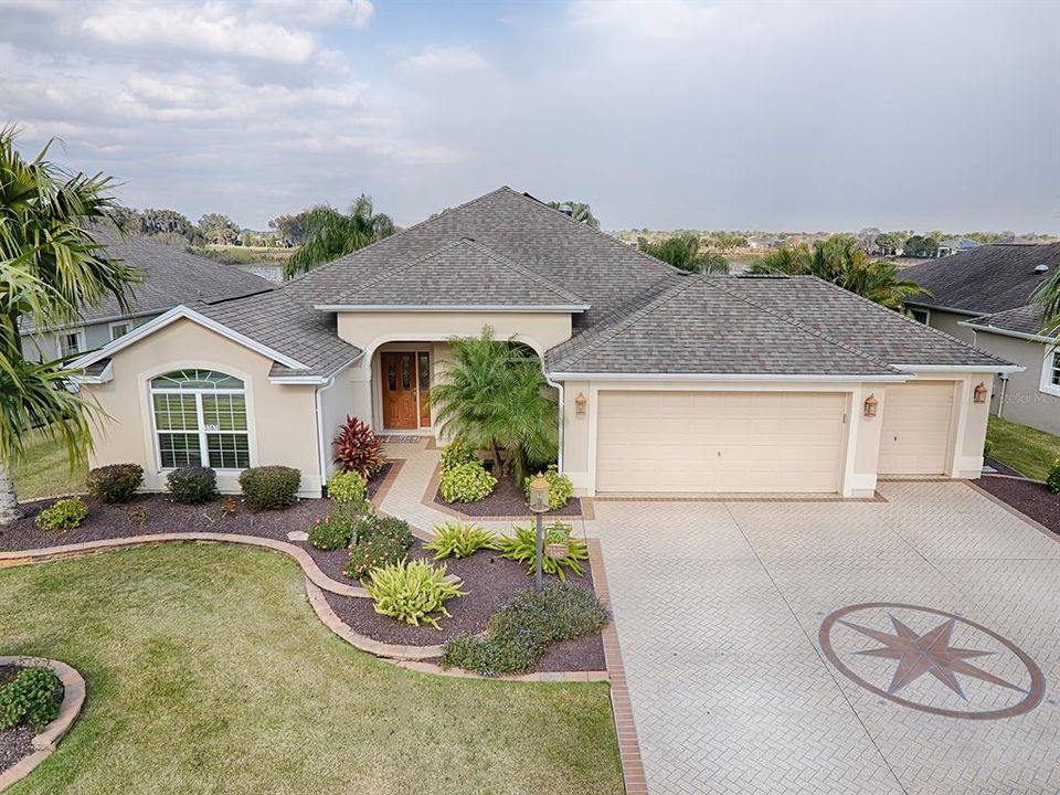 LOVELY, EXPANDED GARDENIA DESIGNER WITH SOLAR HEATED POOL LOCATED IN THE VILLAGE OF HILLSBOROUGH.