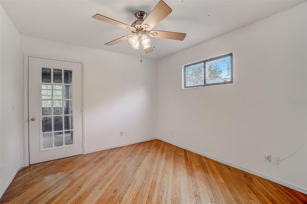 Bedroom 3 on the main floor also has a door leading to the bonus room