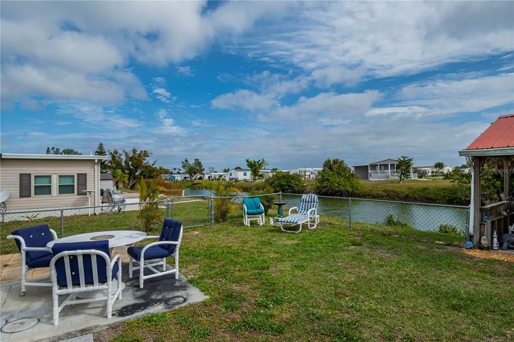 Fenced yard with ample space to entertain outdoors!