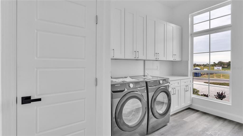 Laundry Room with Washer and Dryer