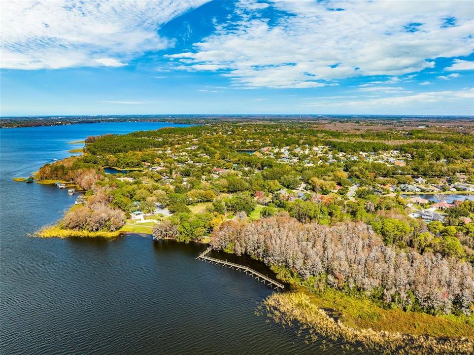 Lake Tarpon with Private community Dock