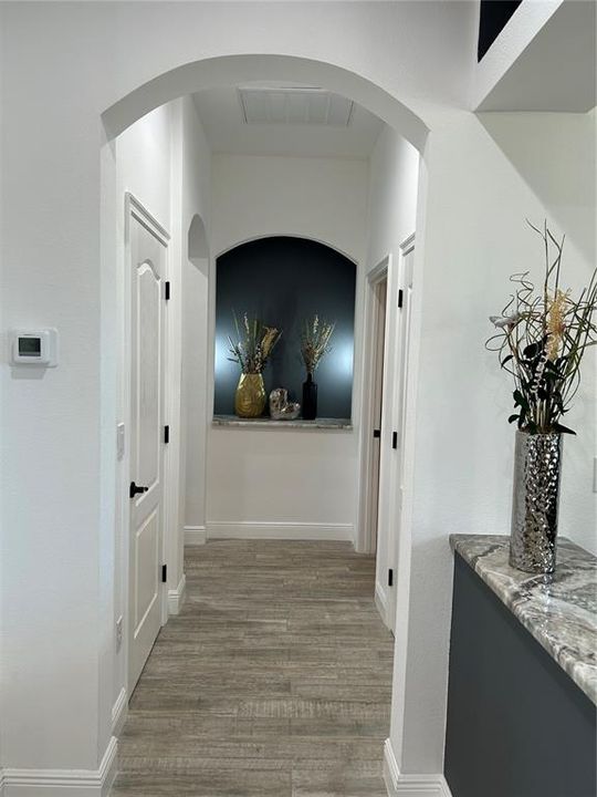 Hallway to Entranceway to Master Bedroom