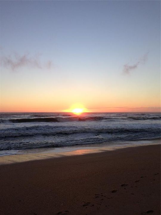 Watch the sunrise on the beach