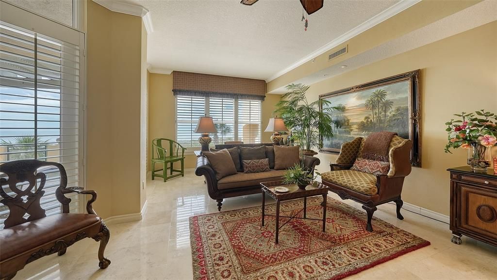 Sitting area in Master suite