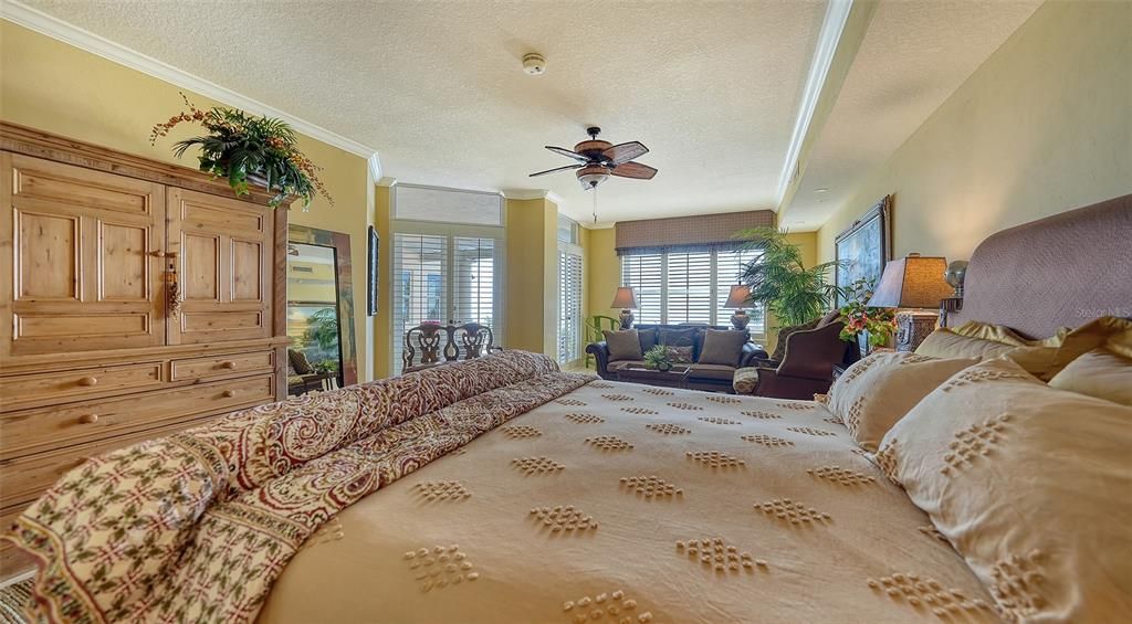 Master suite with direct beach and Gulf views