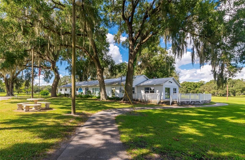 Community golf club house.