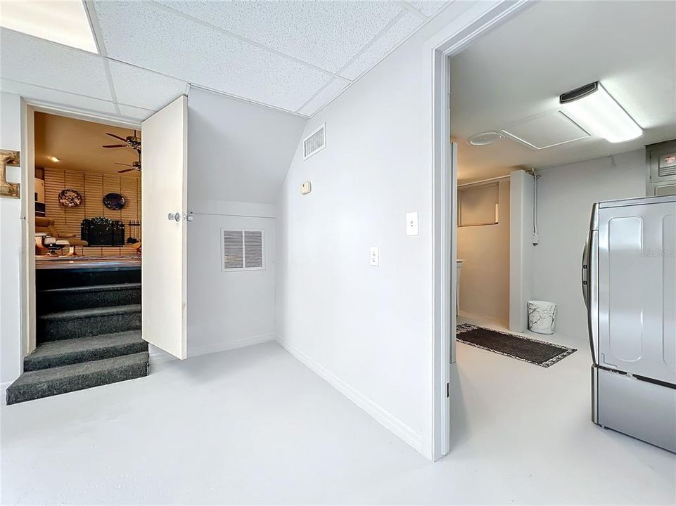 flex space & laundry room to great room