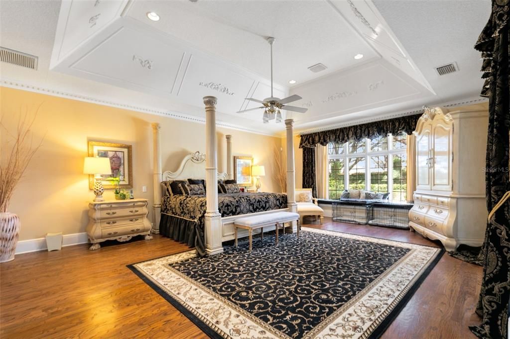 The master suite is a haven of luxury.