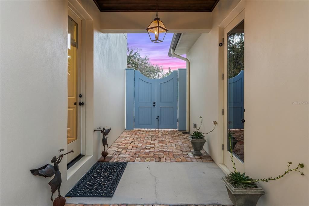 Covered Breezeway from Garage to Main House