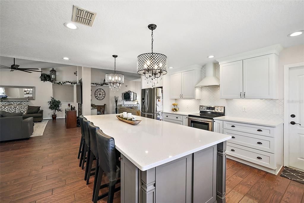 Kitchen and Open Floorplan