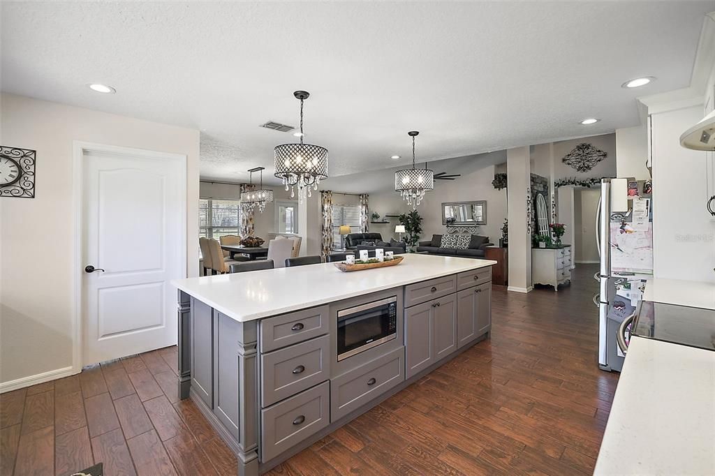 Huge 10 X 4 Kitchen Island