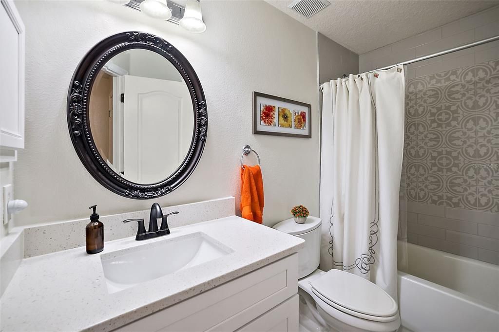 Bathroom with Custom Tile