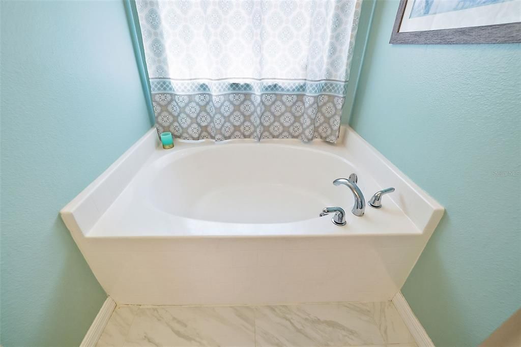 Garden Tub in Primary Bath