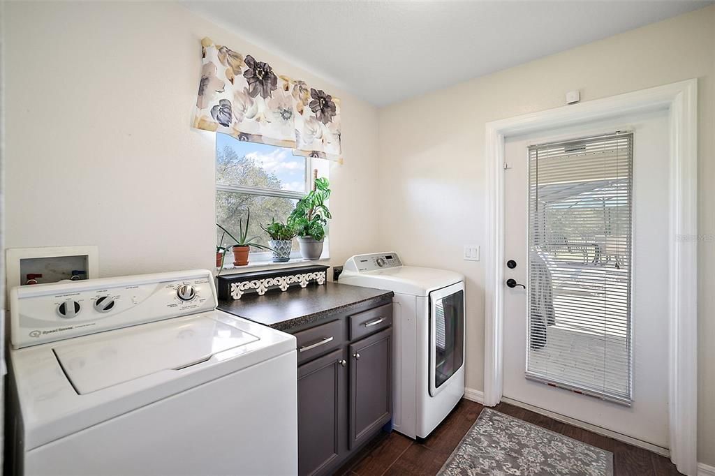 Laundry Room with Door to the Lanai