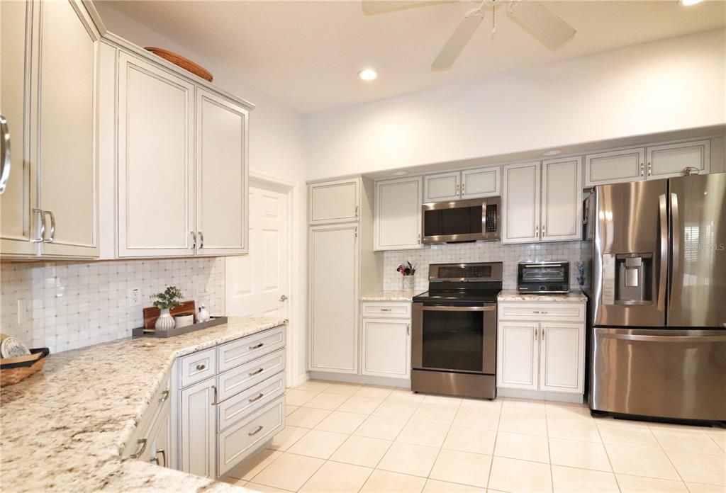 lots of cabinets, plus pantry space