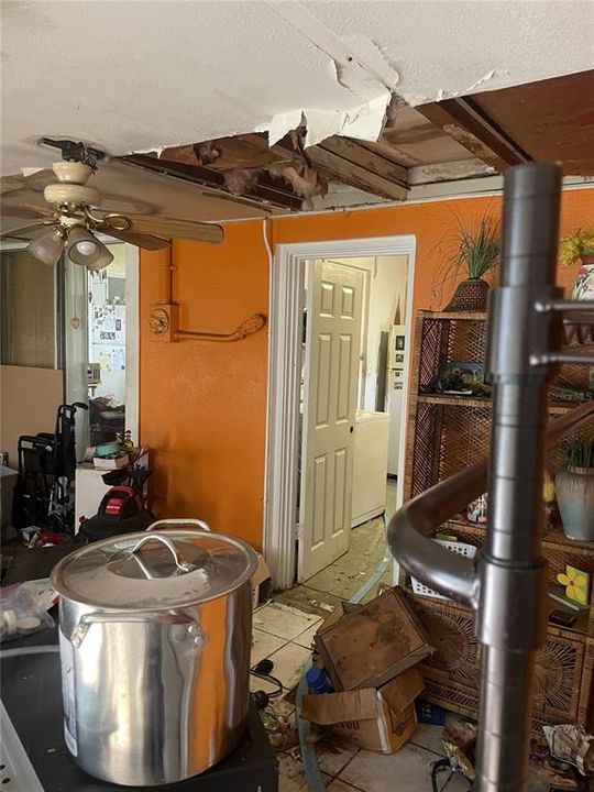 Florida ceiling damage.