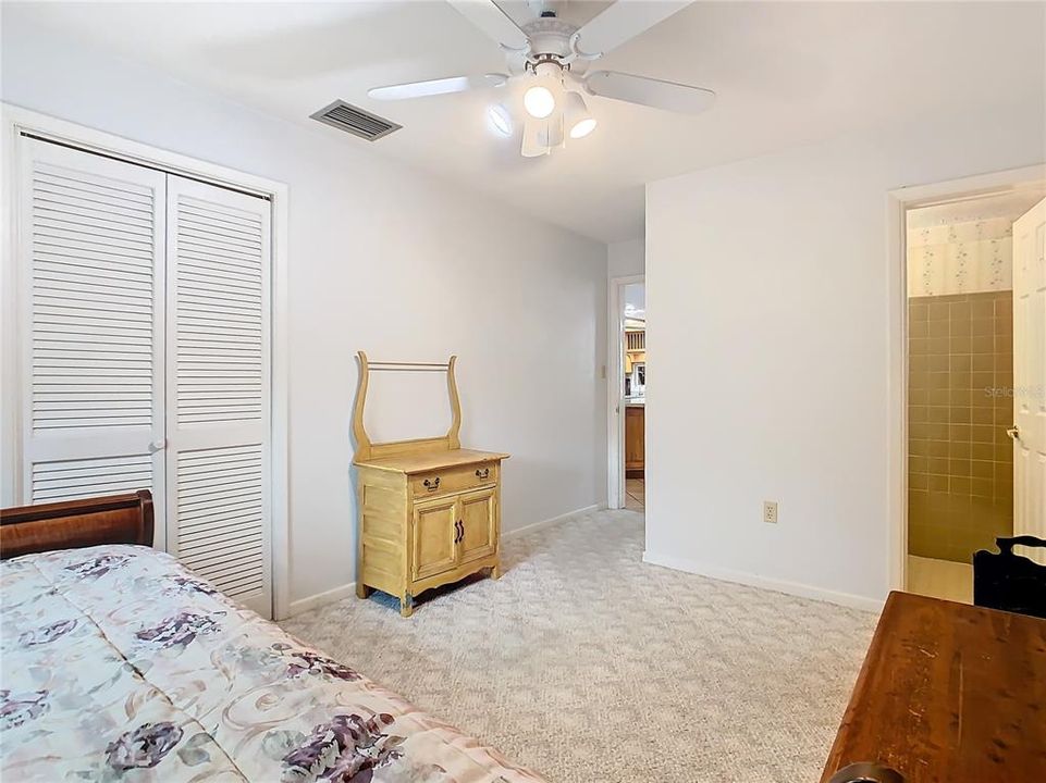 Downstairs bedroom  could be used as a downstairs master with en-suite bathroom and walk-in closet.