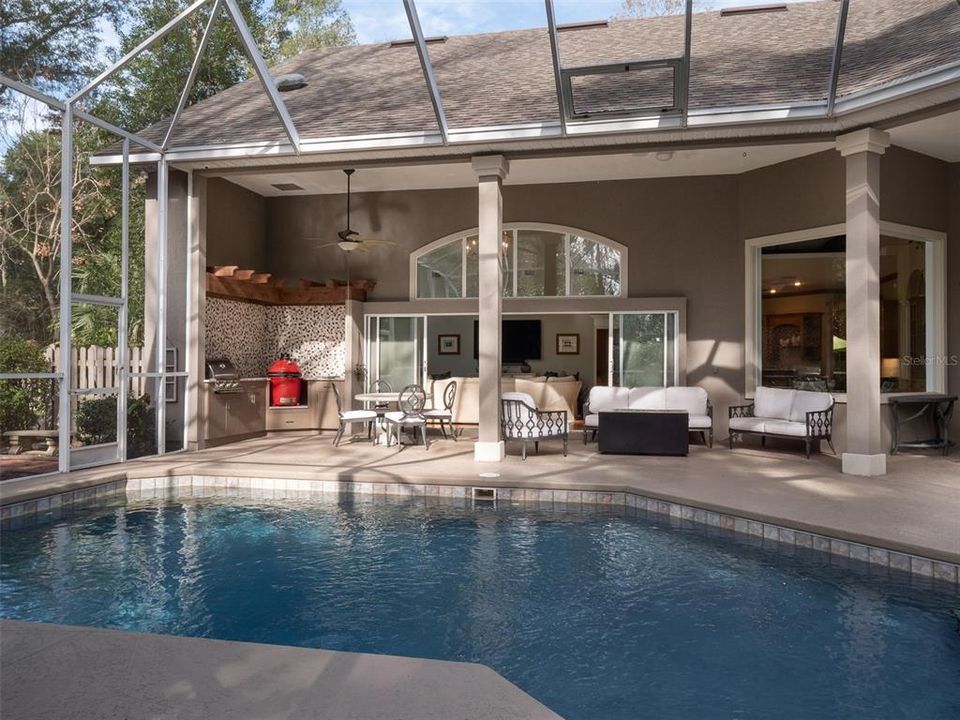 Covered Lanai by the Pool