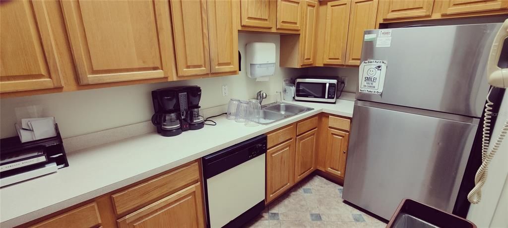 Activities center kitchen for residents use