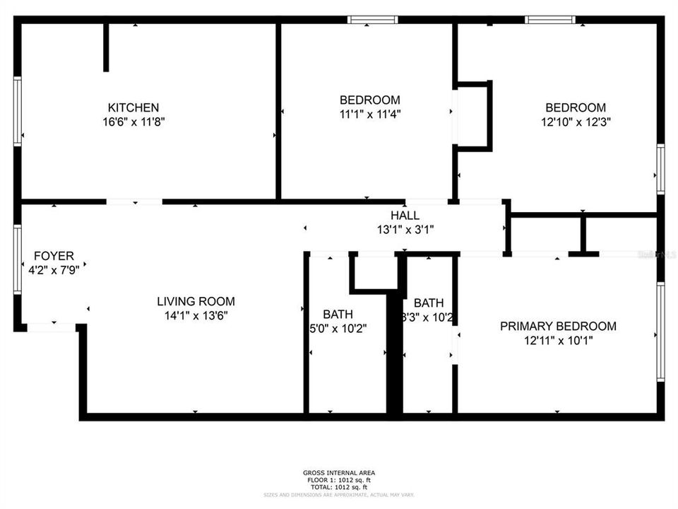 Recently Rented: $2,000 (3 beds, 2 baths, 1104 Square Feet)