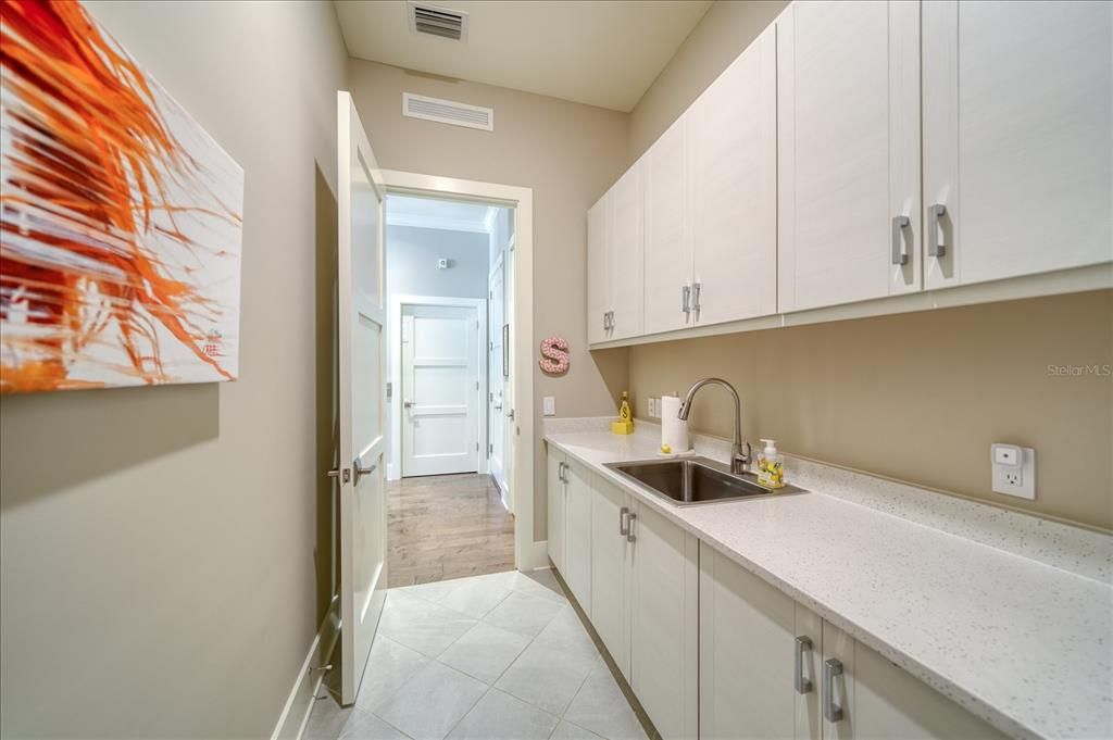 Laundry room-great space too.
