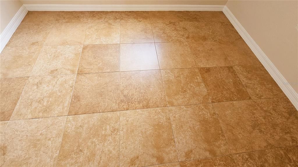 Zero grout line tile is found throughout your new home.