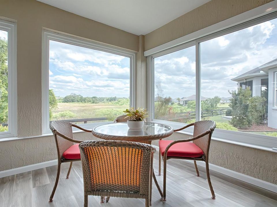 THIS MIGHT VERY WELL BE YOUR FAVORITE SPOT FOR DINING AND/OR ENTERTAINING.