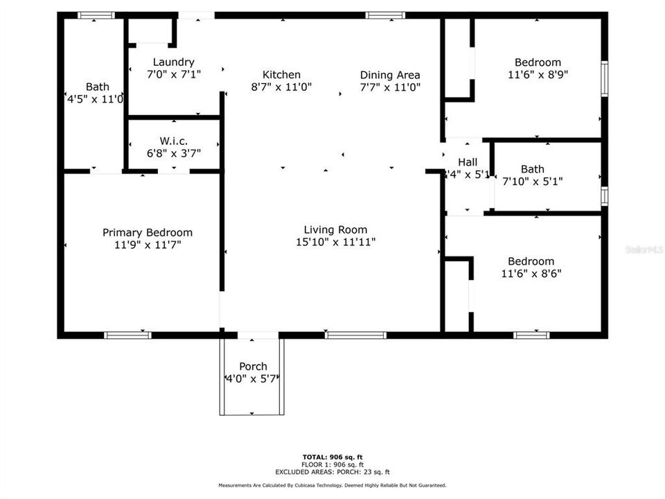 Active With Contract: $189,000 (3 beds, 2 baths, 960 Square Feet)