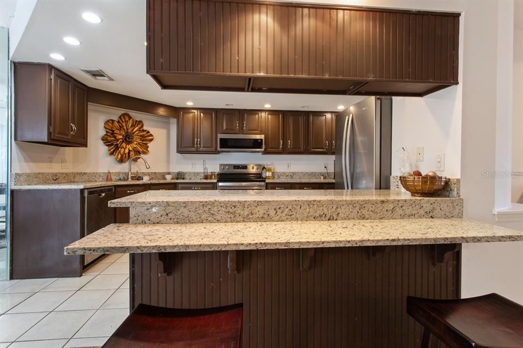 Renovated Kitchen- Golden Persa Granite Counter Tops