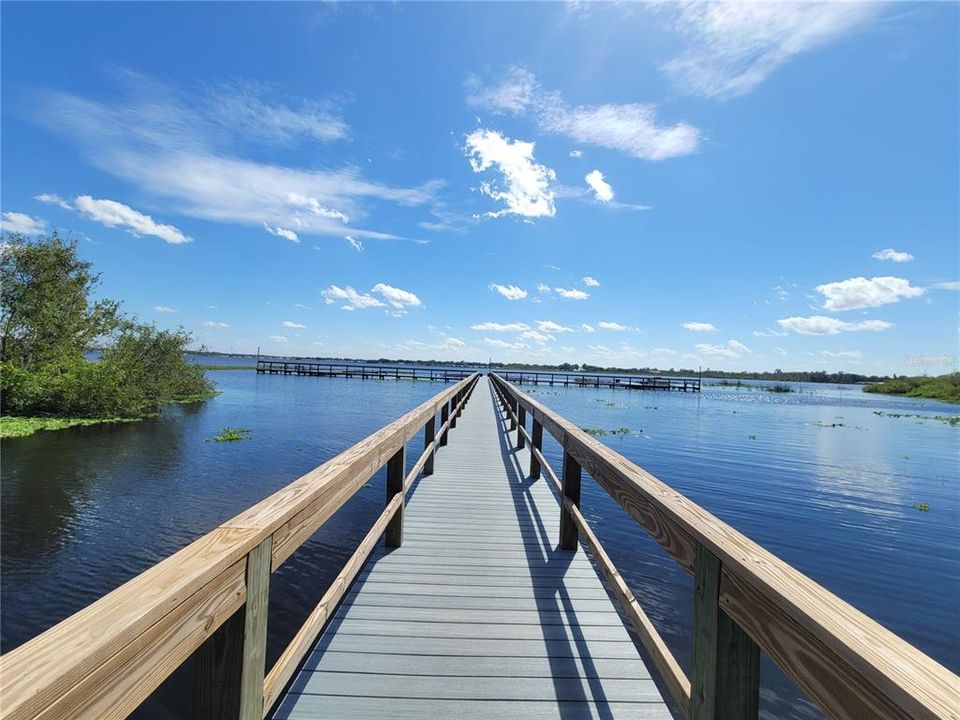 Dock to Lake Henry