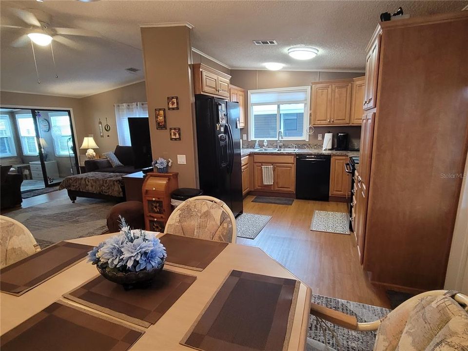 Dining Room open to Kitchen