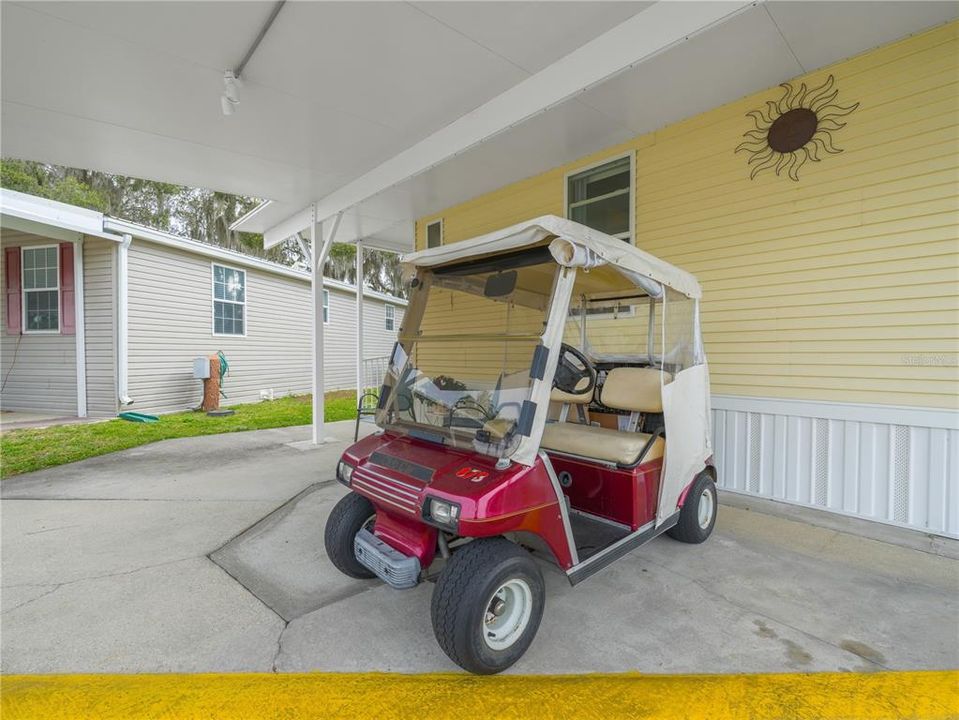 Yes, this GOLF CART is included in the list price!