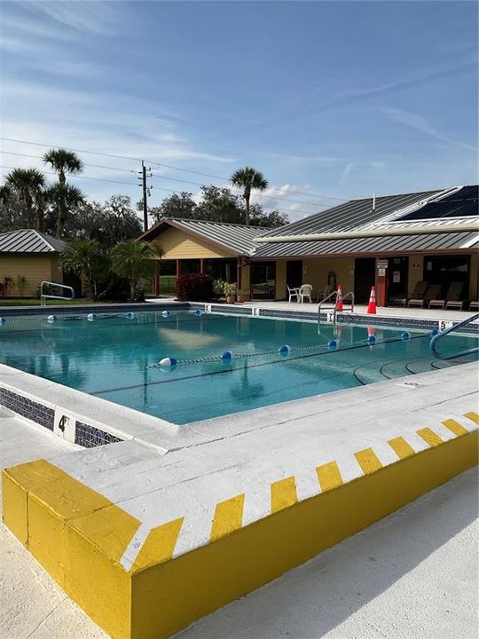 Community heated swimming pool